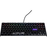 Ducky One 2 RGB TKL, gaming toetsenbord Zwart, US lay-out, Cherry MX Brown, RGB leds, TKL, PBT Double Shot