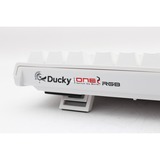 Ducky One 2 RGB TKL, gaming toetsenbord Wit, US lay-out, Cherry MX Speed Silver, RGB leds, TKL, PBT double-shot