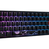 Ducky One 2 SF, gaming toetsenbord Zwart/wit, US lay-out, Cherry MX Speed Silver, SMD RGB leds, 65%, PBT Double Shot