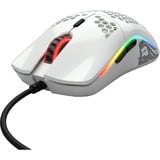 Glorious Model O gaming muis Hoogglans wit, 12.000 dpi, RGB leds