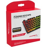 HyperX Pudding Keycaps Full Key Set (Black PBT) Zwart
