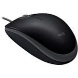 Logitech B110 Silent muis Zwart, 1000 DPI