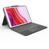 Logitech Combo Touch for iPad (7th generation) tablethoes Zwart, QWERTY - UK layout