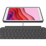 Logitech Combo Touch for iPad (7th generation)  tablethoes Zwart, QWERTY - UK layout