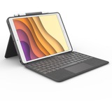 Logitech Combo Touch voor iPad Air (3rd generation) and iPad Pro 10.5-inch tablethoes Zwart, QWERTY - UK layout