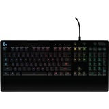 Logitech G213 Prodigy Gaming Keyboard Zwart, US-International, Mech dome, RGB leds