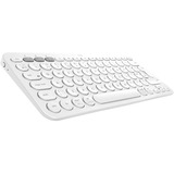 Logitech K380 Multi-Device Bluetooth Keyboard, toetsenbord Wit, EU lay-out (QWERTY, Bluetooth 3.0