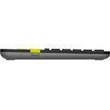 Logitech K480 Bluetooth Multi Device Black, toetsenbord Zwart/geel, US-International, Bluetooth