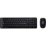 Logitech MK220 draadloze desktopset EU lay-out (QWERTY), Rubberdome