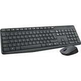 Logitech MK235 Wireless Keyboard en Mouse, desktopset Zwart, US lay-out