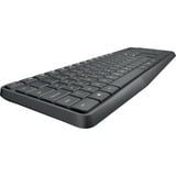 Logitech MK235 draadloze desktopset Zwart, US-International lay-out (QWERTY)
