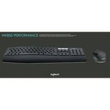 Logitech MK850 Performance draadloze desktopset Zwart, US-International lay-out (QWERTY)