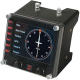 Logitech Saitek Pro Flight Instrument Panel gaming instrumentenpaneel Zwart, PC
