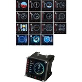 Logitech Saitek Pro Flight Instrument Panel gaming instrumentenpaneel Zwart, PC