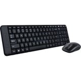 Logitech Wireless Combo MK220 toetsenbord + muis, desktopset EU lay-out (QWERTY), Rubberdome, Retail