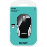 Logitech Wireless Mini Mouse M187 Zwart, Retail