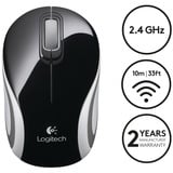 Logitech Wireless Mini Mouse M187 Zwart, Retail