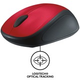 Logitech Wireless Mouse M235 Rood, Nano-ontvanger, Retail