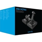 Logitech X56 H.O.T.A.S. gaming hotas Zwart