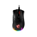 MSI Clutch GM50 Gaming Mouse Zwart, 400 - 7200 Dpi, RGB led