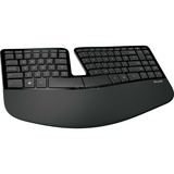 Microsoft Sculpt Ergonomic Keyboard for Business, toetsenbord Zwart, EU lay-out (QWERTY), Rubberdome