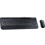 Microsoft Wired Desktop 600 For Business, desktopset Zwart, US lay-out, 800 dpi