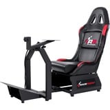 RaceRoom Game Seat RR 3055 racingsimulator Zwart/rood