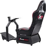 RaceRoom Game Seat RR 3055 racingsimulator Zwart/rood