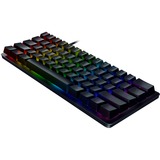 Razer Huntsman Mini, gaming toetsenbord Zwart, US lay-out, Razer Clicky Optical (Purple), RGB leds, TKL