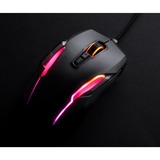 Roccat Kone AIMO Remastered gaming muis Zwart, 16000 DPI, RGB verlichting