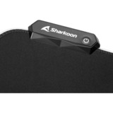 Sharkoon 1337 RGB V2 Gaming Mat 360 Zwart, RGB leds