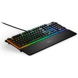 SteelSeries Apex 5, gaming toetsenbord Zwart, US lay-out, Hybrid Mechanical Blue, RGB leds