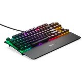 SteelSeries Apex 7 TKL, gaming toetsenbord Zwart, US lay-out, SteelSeries QX2 Blue, RGB leds, TKL