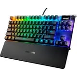 SteelSeries Apex 7 TKL, gaming toetsenbord Zwart, US lay-out, SteelSeries QX2 Red, RGB leds, TKL