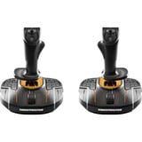 Thrustmaster T.16000M FCS Space Sim Duo joystick Zwart/oranje, PC