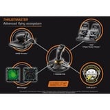 Thrustmaster T.16000M FCS joystick Zwart/oranje, Pc