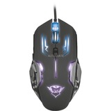 Trust GXT 108 Rava illuminated Gaming mouse Zwart, 22090, 600 - 2000 dpi, Meerkleurige leds