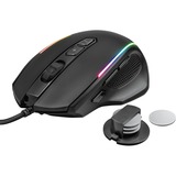 Trust GXT 165 Celox RGB Gaming Mouse Zwart, 23092, 200 dpi - 10000 dpi, RGB led