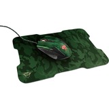 Trust GXT 781 Rixa Camo Gaming Mouse & Mouse Pad Camouflage kleur, 800 - 3200 dpi, RGB led