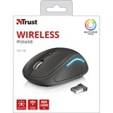 Trust Yvi FX Wireless Mouse Zwart, 22333, 800 - 1600 dpi, Meerkleurige leds