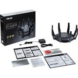 ASUS RT-AX89X router Zwart, 2x USB-A 3.2 (5 Gbit/s)