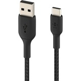 Belkin BOOSTCHARGE USB-C naar USB-A kabel Zwart, 1 m