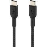 Belkin BOOSTCHARGE gevlochten USB-C kabel Zwart, 1 meter