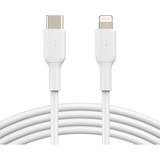 Belkin Boost Charge USB-C naar Lightning 1 meter kabel Wit, CAA003bt1MWH