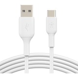 Belkin Boost Charge USB-C naar USB-A kabel Wit, 3 meter, CAB001bt3MWH