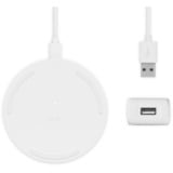 Belkin Boost Charge draadloos 10W-laadstation Wit, Quick Charge 3.0-wandlader + kabel