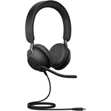 Jabra Evolve2 40 headset Zwart, USB-A, Unified Communication