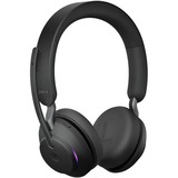 Jabra Evolve2 65, MS Stereo headset Zwart, Microsoft Teams, Bluetooth, Inclusief laadstation
