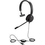 Jabra Evolve 20 UC Mono headset Zwart