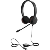 Jabra Evolve 20 UC Stereo headset Zwart